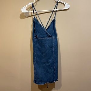 Garage Blue Denim Mini Dress